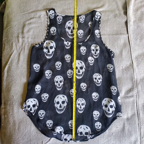 Sheer Skull Tank Top - Picture 6 of 11